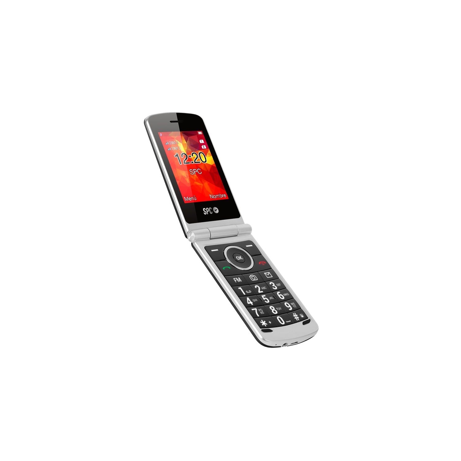 Téléphone mobile Clapet à Grandes touches avec SOS XL-965Reconditionné, Mobiles séniors